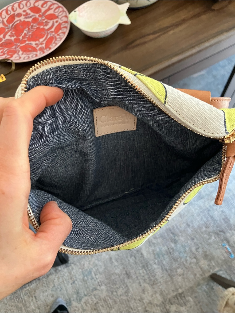 Clare V. Tennis Print Crossbody Bag - Picture 4 of 6